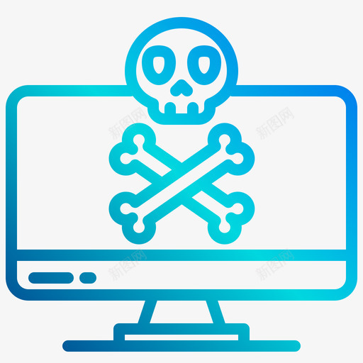 恶意软件通知14线性梯度svg_新图网 https://ixintu.com 恶意 软件 通知 线性 梯度
