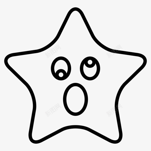 明星头晕表情svg_新图网 https://ixintu.com 表情 明星 头晕 紧张