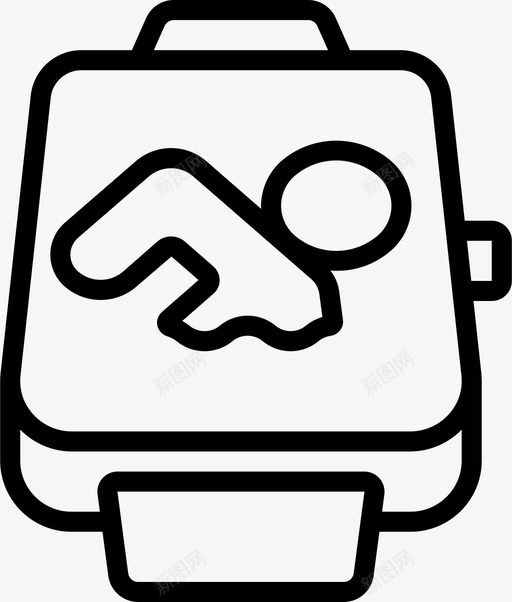 可穿戴式游泳1svg_新图网 https://ixintu.com 可穿 穿戴 游泳
