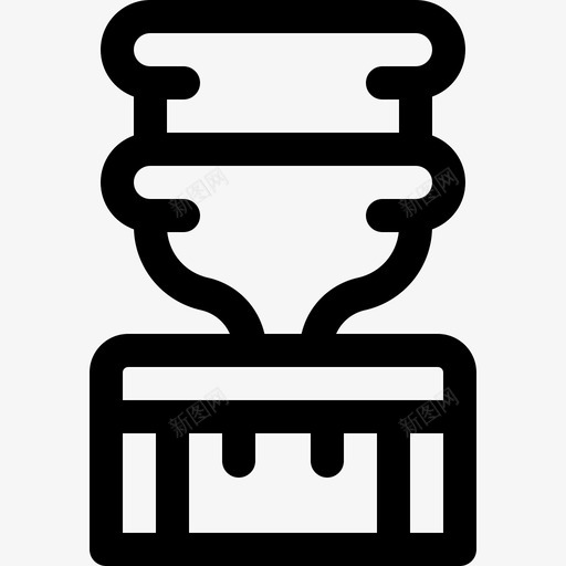 饮水机狗19线性svg_新图网 https://ixintu.com 饮水机 线性