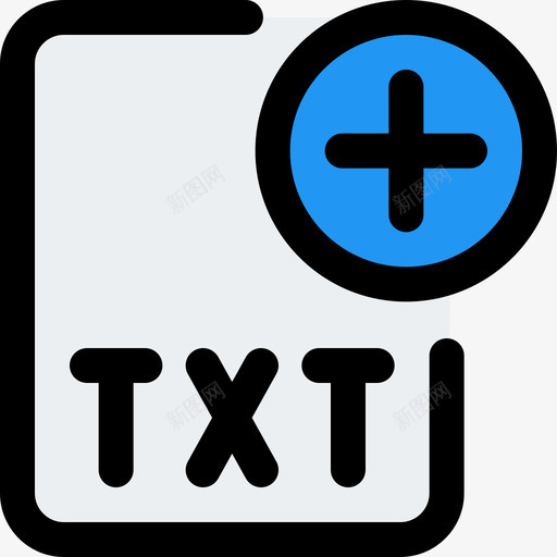 添加办公文件2线颜色svg_新图网 https://ixintu.com 添加 办公 文件 颜色