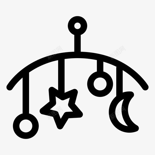悬挂玩具婴儿儿童svg_新图网 https://ixintu.com 悬挂 玩具 婴儿 儿童
