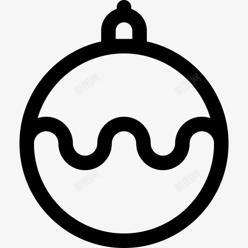圣诞饰品假日70直线型svg_新图网 https://ixintu.com 圣诞 饰品 假日 直线 线型