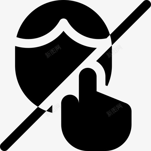 不要碰冠状病毒预防5填充svg_新图网 https://ixintu.com 不要 冠状 病毒 预防 填充
