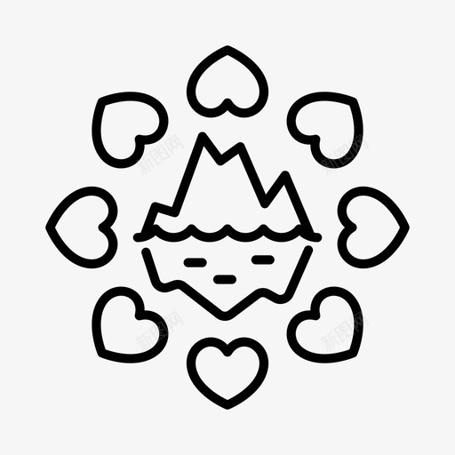 绿色和平生态环境svg_新图网 https://ixintu.com 生态 绿色 和平 环境 冰盖 融化 可持续性