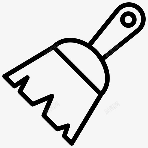 清洁扫帚刷子svg_新图网 https://ixintu.com 清洁 扫帚 刷子 灰尘 清扫