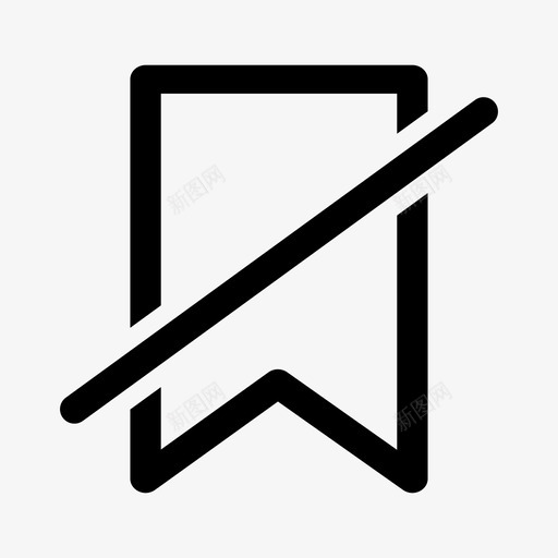 消除书签清除删除svg_新图网 https://ixintu.com 消除 书签 清除 删除 收藏 移动 应用程序 图标