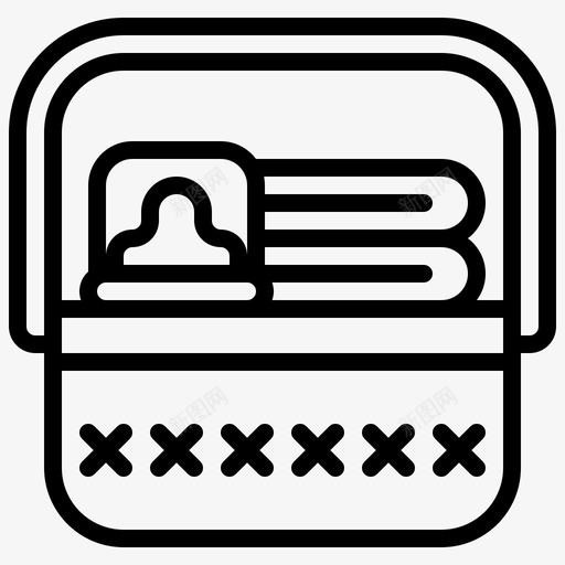篮子婴儿153轮廓svg_新图网 https://ixintu.com 篮子 婴儿 轮廓