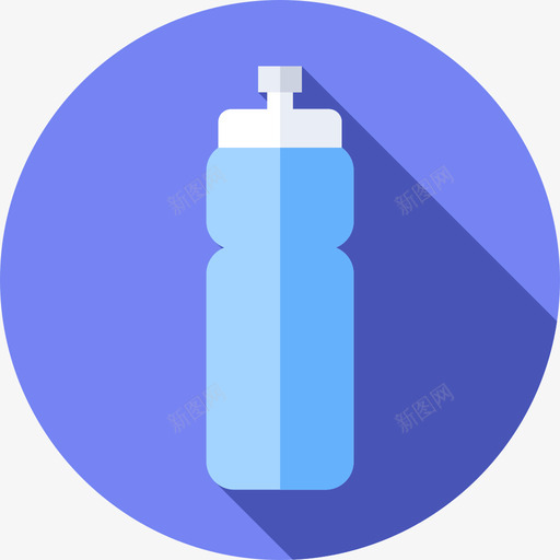 水瓶运动训练5扁平svg_新图网 https://ixintu.com 水瓶 运动训练 扁平