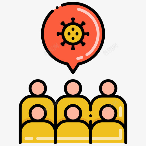 载体病毒传播93线状颜色svg_新图网 https://ixintu.com 载体 病毒 传播 线状 颜色
