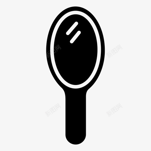 镜子手镜小镜子svg_新图网 https://ixintu.com 镜子 手镜 美容美发