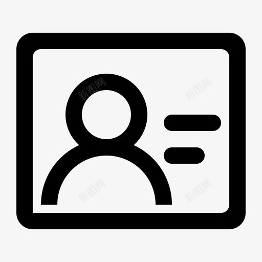 人物名片svg_新图网 https://ixintu.com 人物 名片