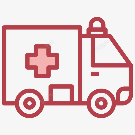 救护车医疗用品20红色svg_新图网 https://ixintu.com 救护车 医疗用品 红色