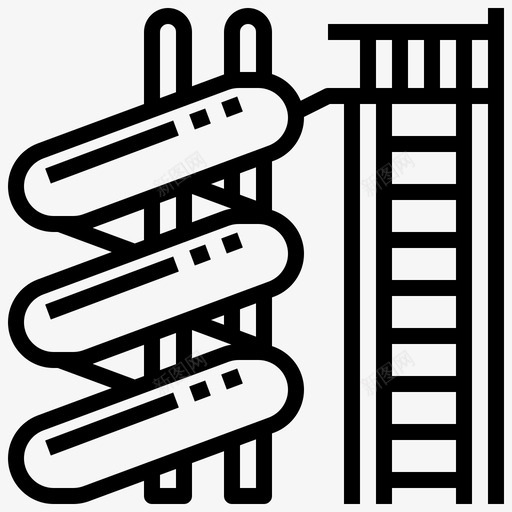 水滑梯水上滑梯summesvg_新图网 https://ixintu.com 滑梯 水上 summe 水上乐园 主题公园 概要