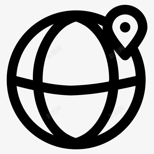 全球定位系统地图导航svg_新图网 https://ixintu.com 地图 导航 全球定位 系统 道路