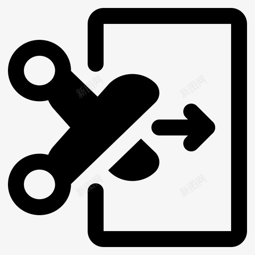 剪刀剪纸商务剪纸svg_新图网 https://ixintu.com 剪纸 剪刀 商务 营销 剪实