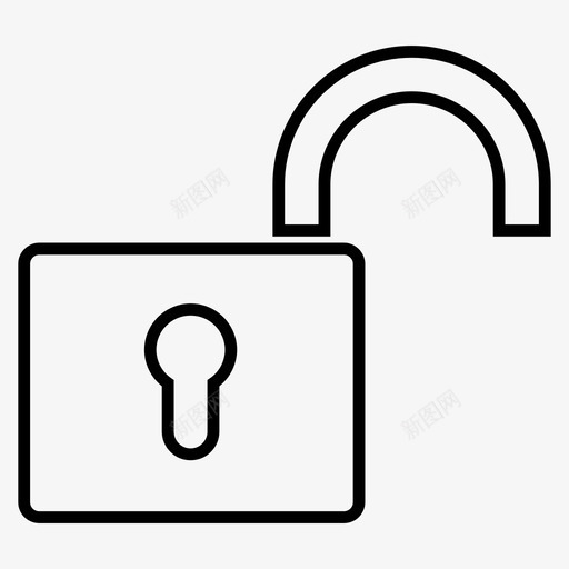 解锁进入没有安全svg_新图网 https://ixintu.com 解锁 进入 没有 安全 打开 开锁 不安全