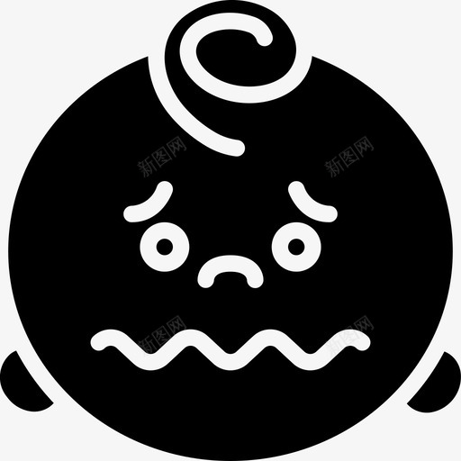 困惑宝贝3蓝色svg_新图网 https://ixintu.com 困惑 宝贝 蓝色