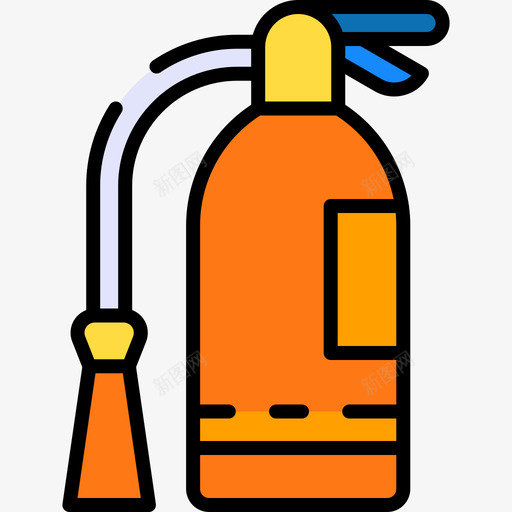 灭火器225号酒店线性颜色svg_新图网 https://ixintu.com 灭火器 225号 酒店 线性 颜色