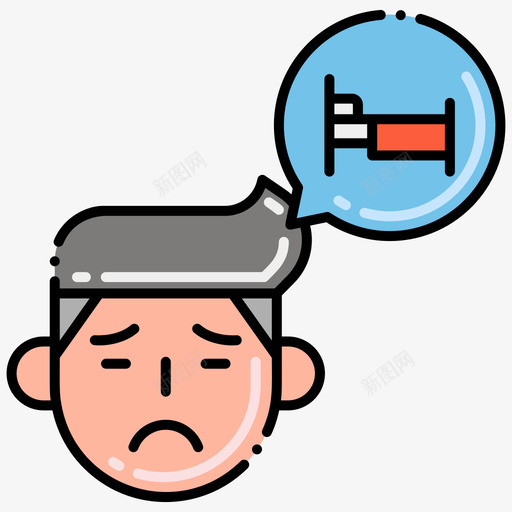 疲劳病毒传播93线状颜色svg_新图网 https://ixintu.com 疲劳 病毒 传播 线状 颜色