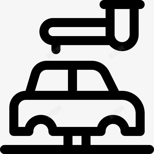 汽车制造批量生产38线性svg_新图网 https://ixintu.com 制造 工厂制造汽车 批量生产 汽车 线性