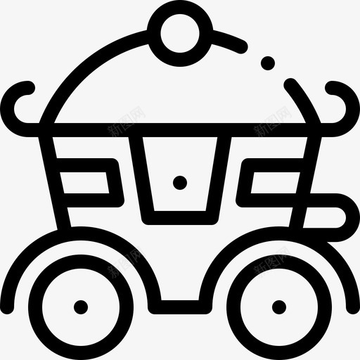38号游行马车直线型svg_新图网 https://ixintu.com 38号 游行 马车 直线 线型