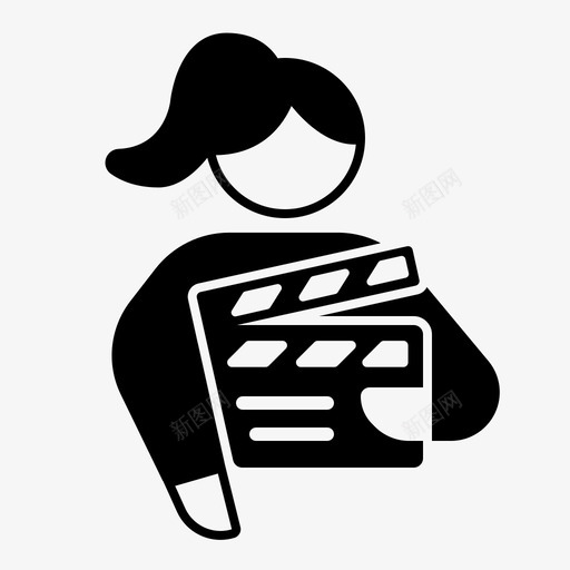 电影导演女性娱乐业svg_新图网 https://ixintu.com 电影 导演 女性 娱乐业 拍摄 创意 重新 定义
