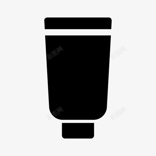 乳液身体肥皂svg_新图网 https://ixintu.com 乳液 身体 肥皂 管子 化妆品 符号