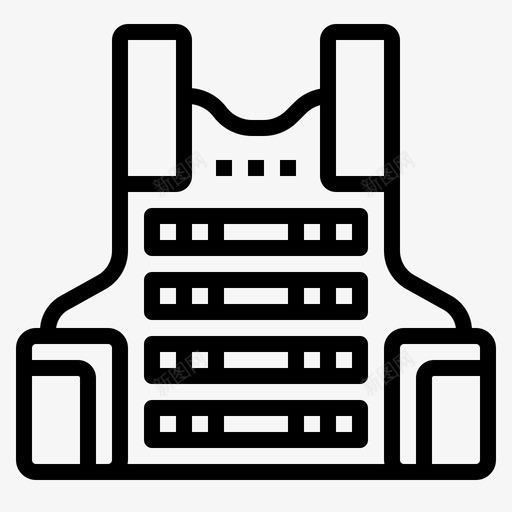 防弹盔甲警察svg_新图网 https://ixintu.com 防弹 盔甲 警察 防护 背心 恐怖 防弹衣