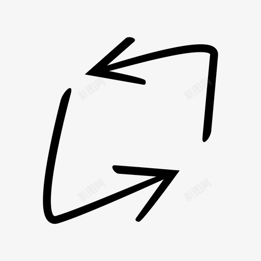 箭头方向移位svg_新图网 https://ixintu.com 箭头 方向 移位 交换 潦草