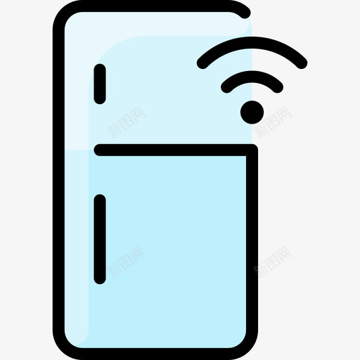 智能冰箱互联网技术29线性颜色svg_新图网 https://ixintu.com 智能 冰箱 互联网 技术 线性 颜色