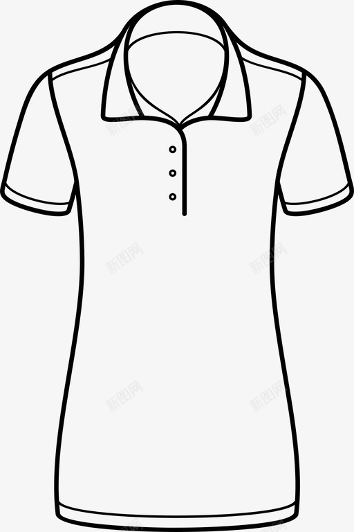 采购产品马球衫衣服女士svg_新图网 https://ixintu.com 衣服 采购 产品 马球衫 球衫 女士
