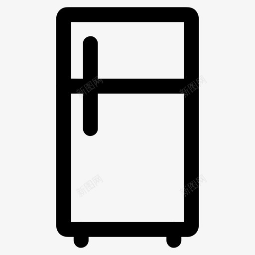 双门冰箱电器双门svg_新图网 https://ixintu.com 双门 冰箱 电器 家用 厨房 电子 配件