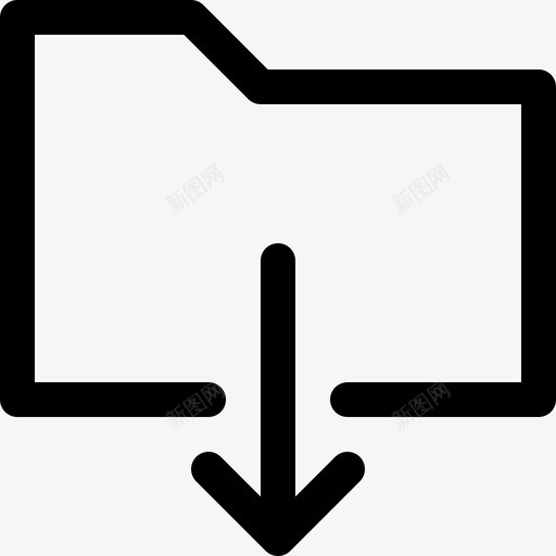 下载方向下箭头svg_新图网 https://ixintu.com 下载 箭头 方向 文件夹 概述 图标