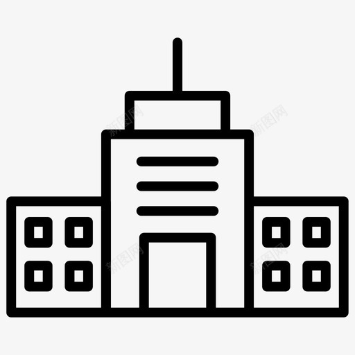 大厦商业金融svg_新图网 https://ixintu.com 金融 大厦 商业 专线