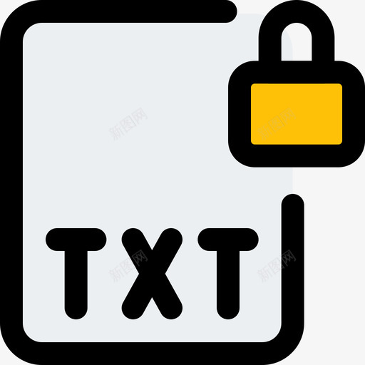 挂锁办公文件2线颜色svg_新图网 https://ixintu.com 挂锁 办公 文件 颜色