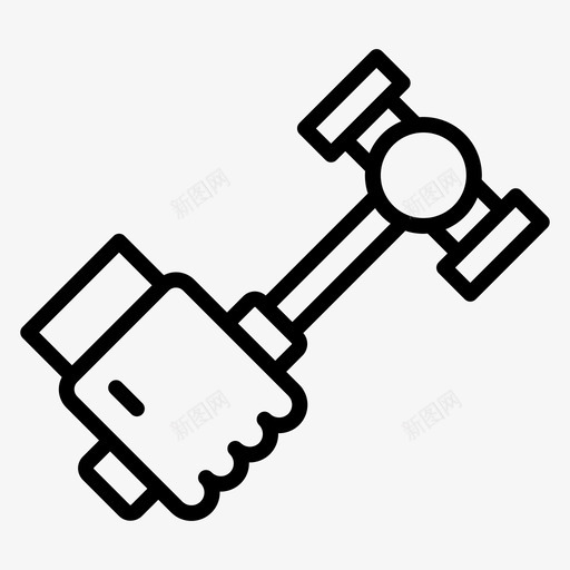 锤子木匠26线性svg_新图网 https://ixintu.com 锤子 木匠 线性