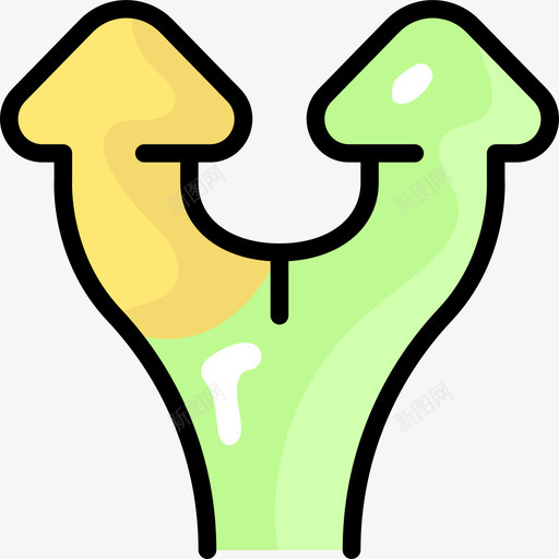 拆分箭头101线颜色svg_新图网 https://ixintu.com 拆分 箭头 颜色