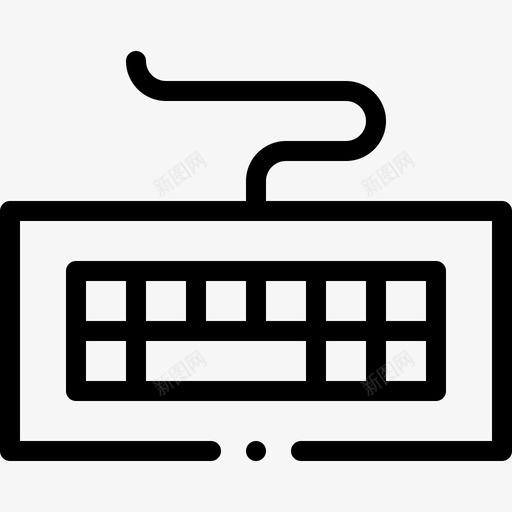 电脑键盘在家工作46线性svg_新图网 https://ixintu.com 电脑 键盘 在家 工作 线性