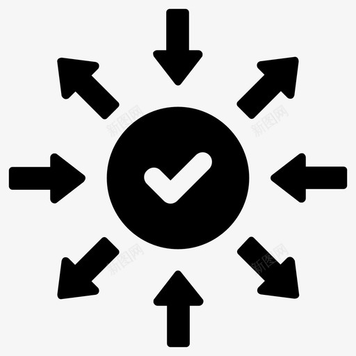输入检查循环svg_新图网 https://ixintu.com 输入 检查 循环 输出 传输
