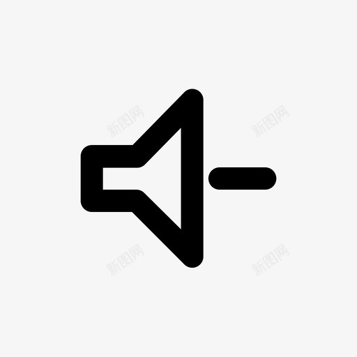 降低音量音频音乐svg_新图网 https://ixintu.com 降低 音量 音频 音乐 声音