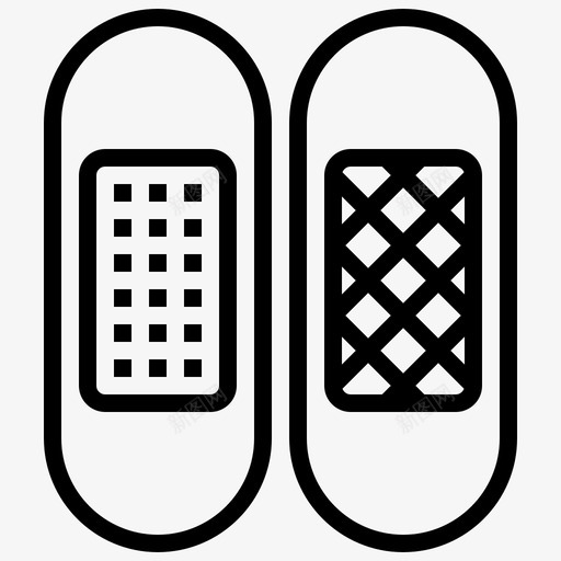 石膏医疗用品18线性svg_新图网 https://ixintu.com 石膏 医疗用品 线性