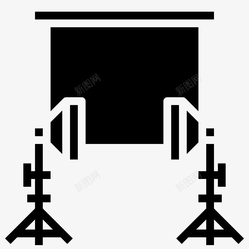 工作室照明电影院活动svg_新图网 https://ixintu.com 工作室 照明 电影院 活动 电影 高级 视频制作 字形