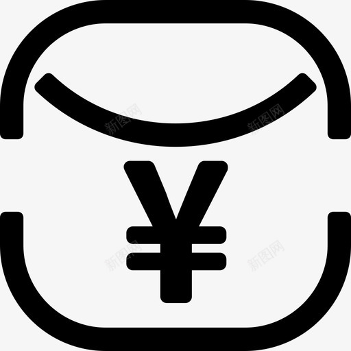 厨币红包svg_新图网 https://ixintu.com 厨币 红包 线性