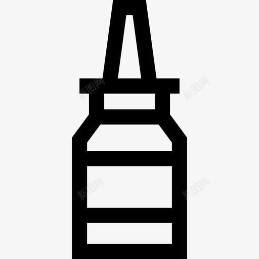 鼻喷雾剂过敏40线性svg_新图网 https://ixintu.com 喷雾剂 过敏 线性