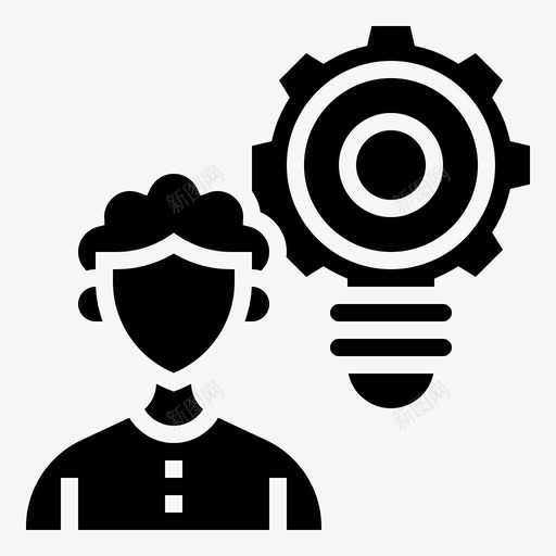 思考决策经理svg_新图网 https://ixintu.com 思维 思考 决策 经理 面试 glyph1