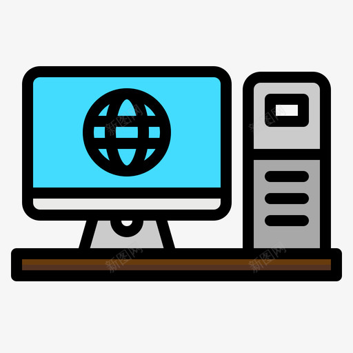 桌面在线学习111线颜色svg_新图网 https://ixintu.com 桌面 在线学习 颜色
