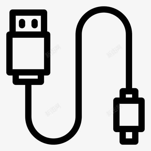 电缆数据计算机设备svg_新图网 https://ixintu.com 电缆 数据 计算机 设备 硬件 线路