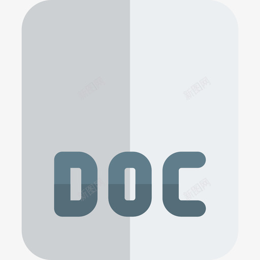 Doc办公室文件5扁平svg_新图网 https://ixintu.com Doc 办公室 文件 扁平