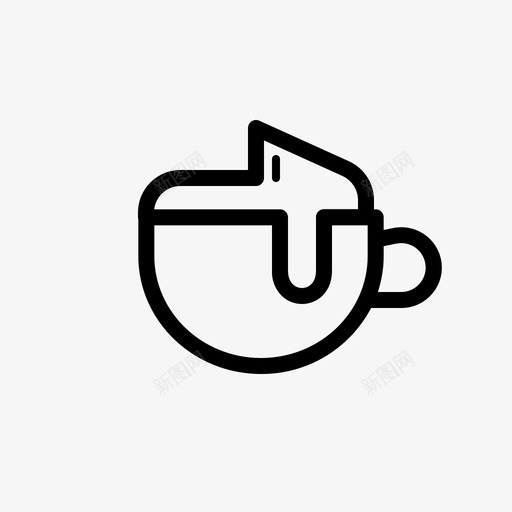 卡普西诺咖啡奶油svg_新图网 https://ixintu.com 卡普 西诺 咖啡 奶油 甜品 热饮 饮料 咖啡店 128像素